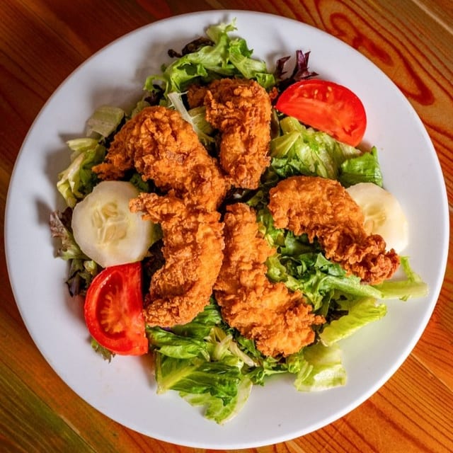 5pc Chicken Finger Salad.